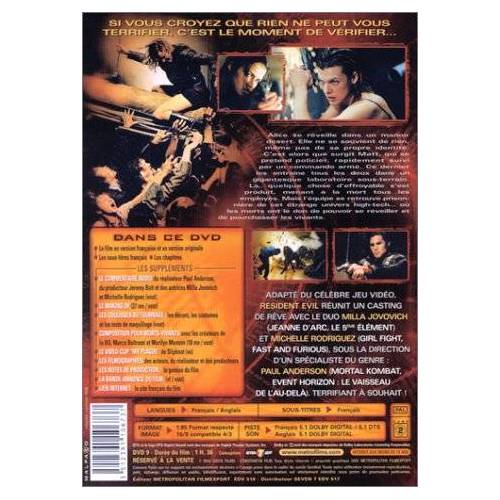 DVD - Resident Evil