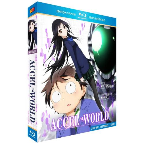 Blu-ray - Accel World : Intégrale - Edition Saphir / 3 Blu-ray + Livret (Blu-ray)