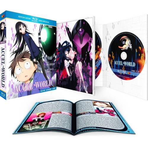 Blu-ray - Accel World : Intégrale - Edition Saphir / 3 Blu-ray + Livret (Blu-ray)