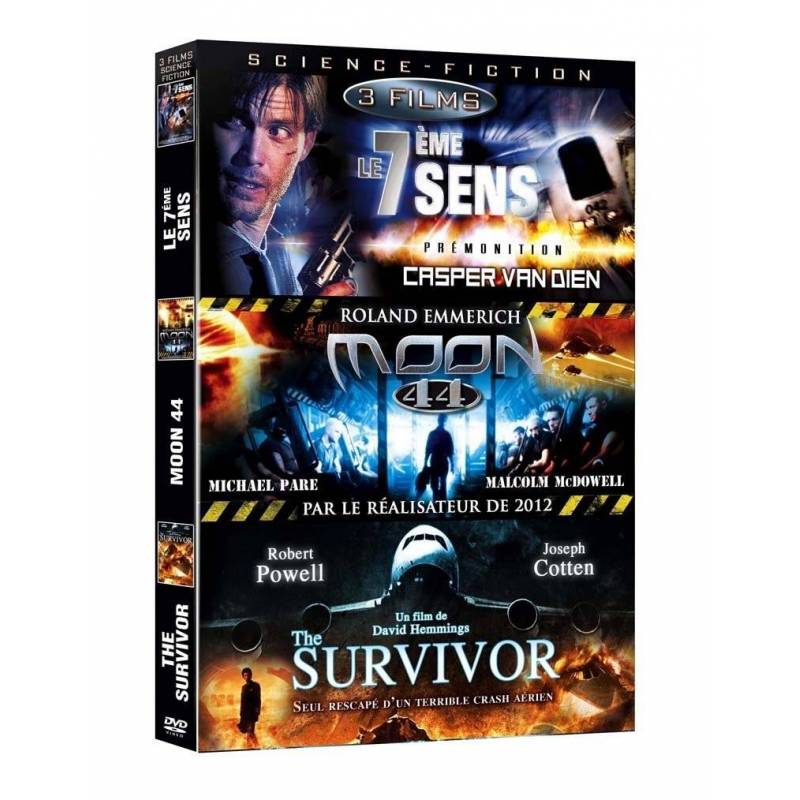 DVD - Science-fiction - Coffret 3 films : Prémonition, Moon 44, Le survivant d'un monde parallèle