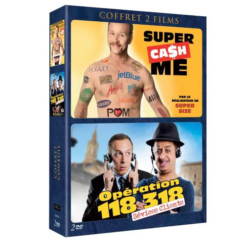 DVD - Coffret comédie - Opération 118 318 et Super cash me
