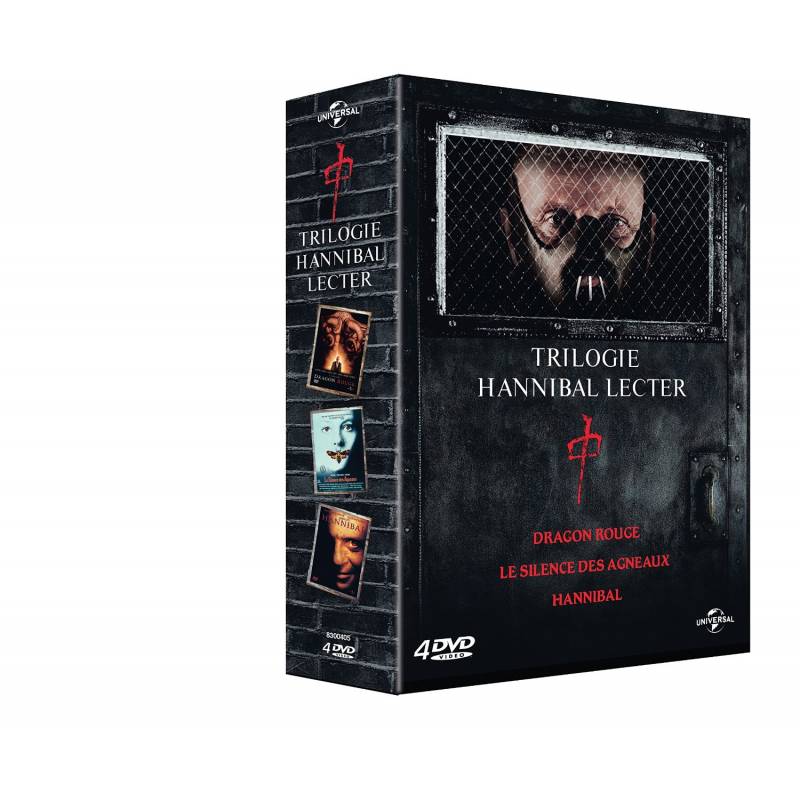 DVD - Hannibal Lecter - La trilogie : Le silence des agneaux ,Hannibal ,Dragon rouge