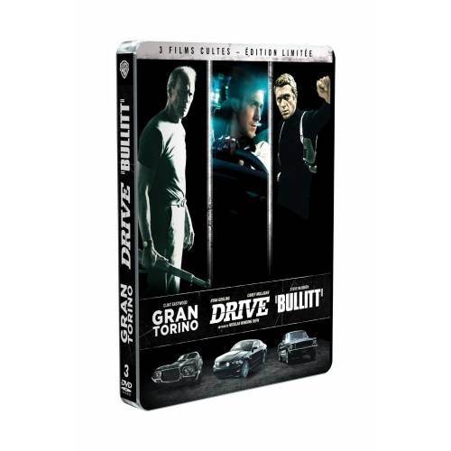 DVD - Coffret 3 films cultes : Gran Torino + Drive + Bullitt - Edition limitée
