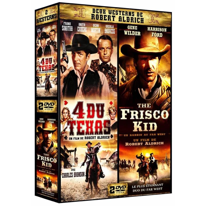 DVD - Deux westerns de Robert Aldrich : 4 du Texas et the Frisco kid