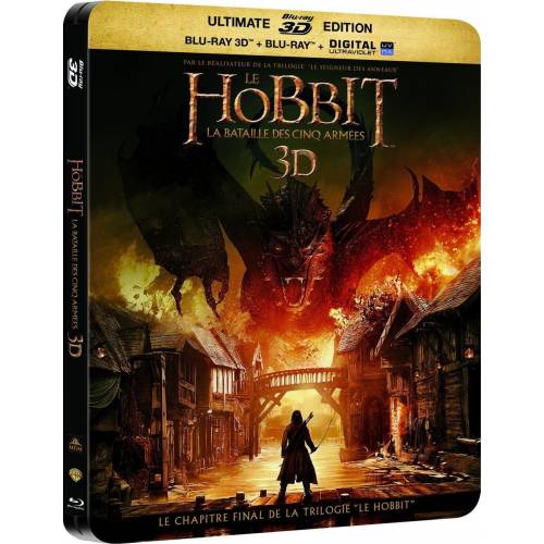 THE HOBBIT: THE BATTLE OF THE FIVE ARMED [COMBO BLU-RAY 3D + BLU-RAY + DIGITAL COPY - EDITION BOX Steelbook]