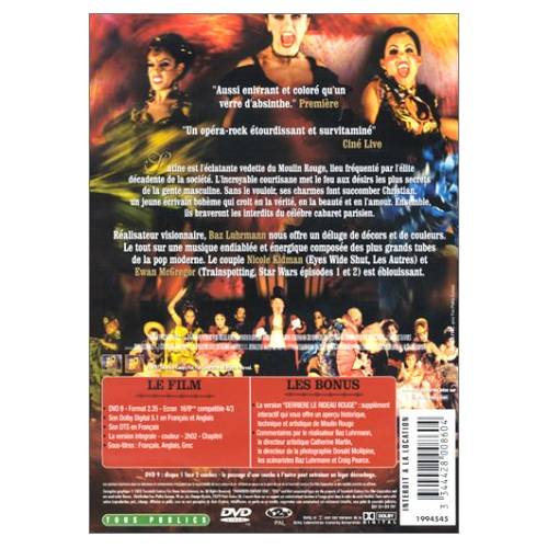 DVD - Moulin Rouge