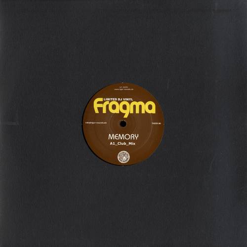 Vinyl - Fragma ‎– Memory - Tiger Records ‎– TIGER 80