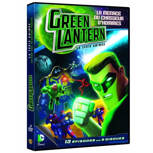 DVD - GREEN LANTERN, LA SÉRIE ANIMÉE - SAISON 1 - PARTIE 2 - LA MENACE DU CHASSEUR D'HOMMES