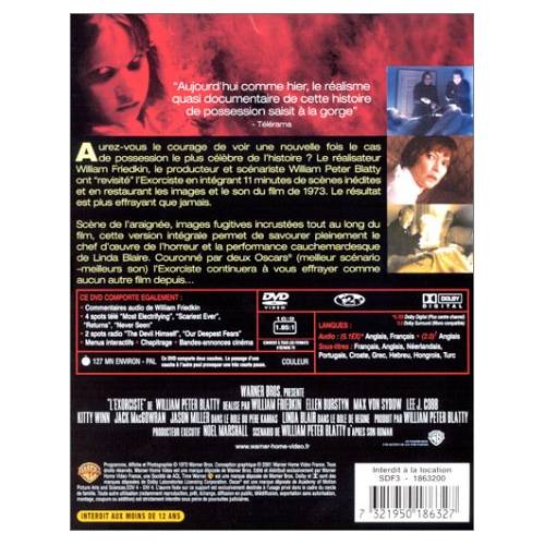 DVD - L&#039;exorciste : Version intégrale