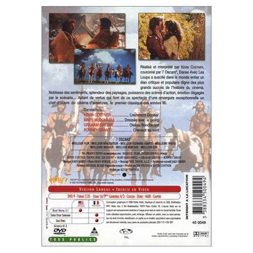 DVD - Danse avec les loups
