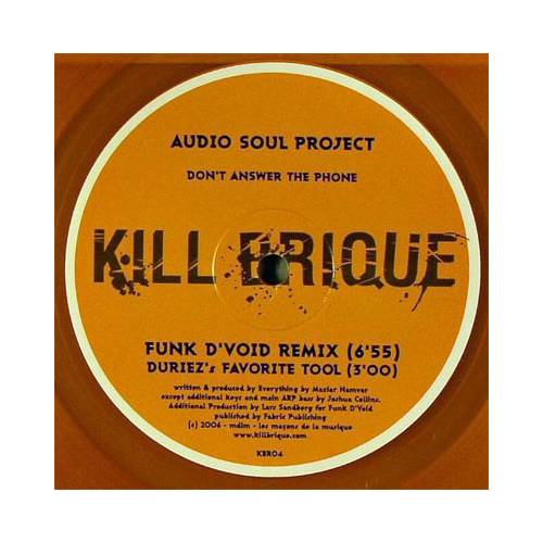 Audio Soul Project ‎– Don&#039;t Answer The Phone