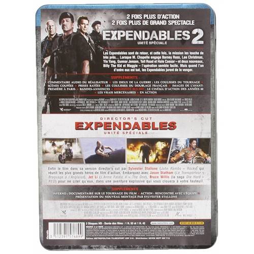 Blu-ray - Expendables - Unité spéciale et Expendables 2 - Unité spéciale